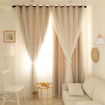 Evolett Room Darkening Curtain Single Panel