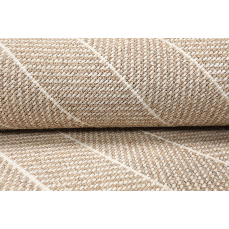 Tapis de couloir en laine fait à la main sur mesure, Tapis de couloir 2 pi 7 po x 32 pi