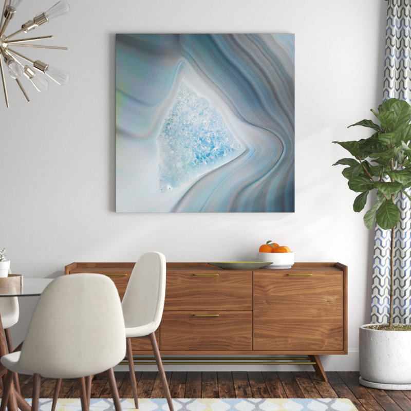 Crystal Shards, reproduction d'art sur toile tendue, H 48 po x l 48 po x p 1,5 po