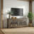 Ariba Traditional Mirrored Door TV Stand with Storage for 75" TVs-920440040