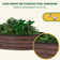 Heise 9 In 1 Modular Galvanized Steel Raised Garden Bed