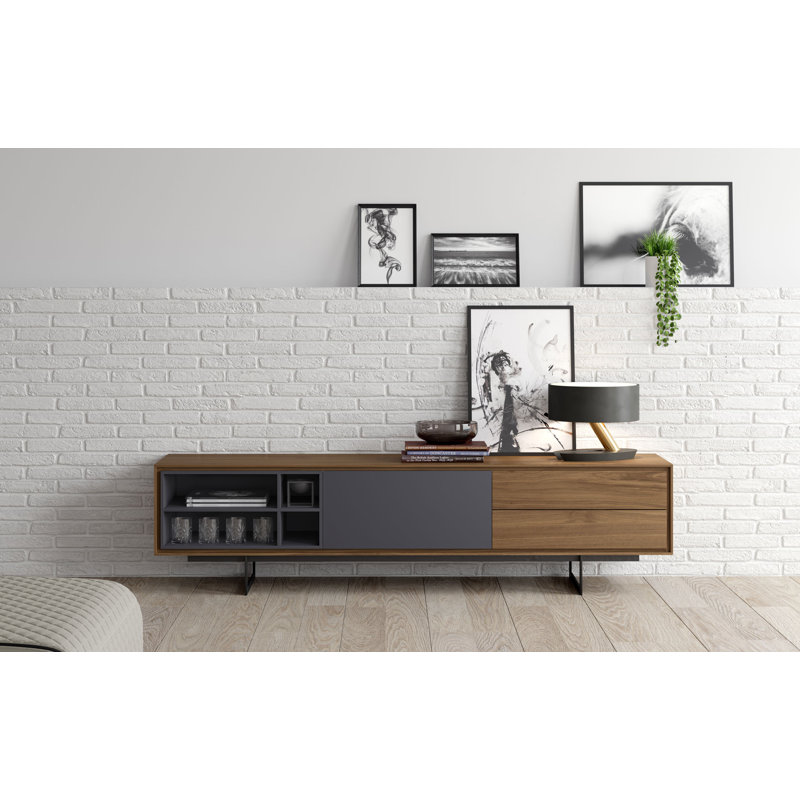 Baxter Media Console, Walnut