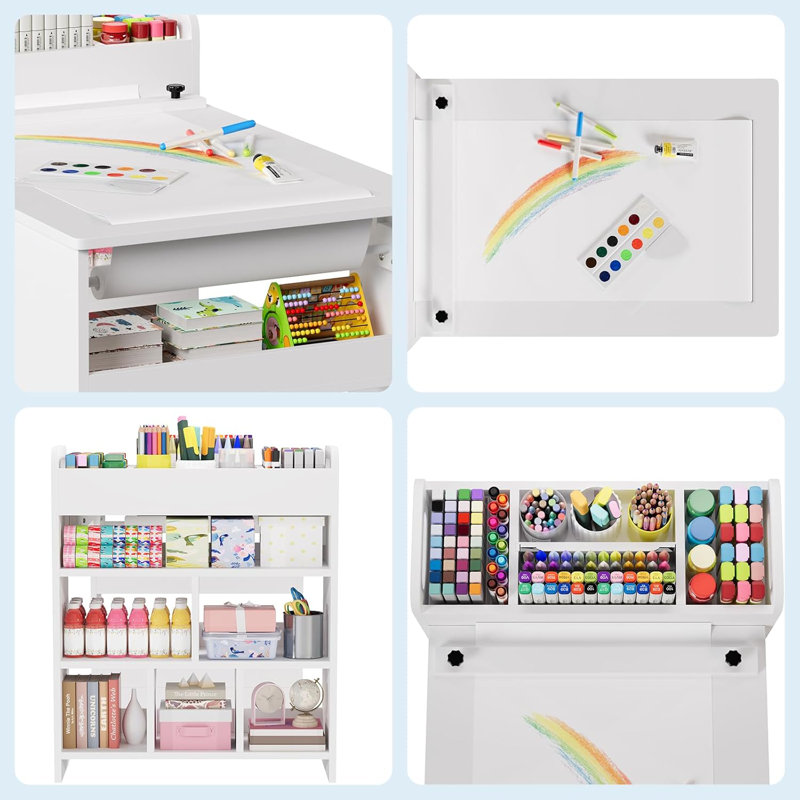 Kids and Chair Set, White