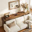 Console extra longue en bois massif 78,74 po