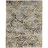 Modern One-of-a-Kind Rectangle 3'10" X 5'1" Hand Knotted Area Rug