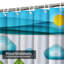 Dessin de rideau de douche avec 12 crochets-1071045536