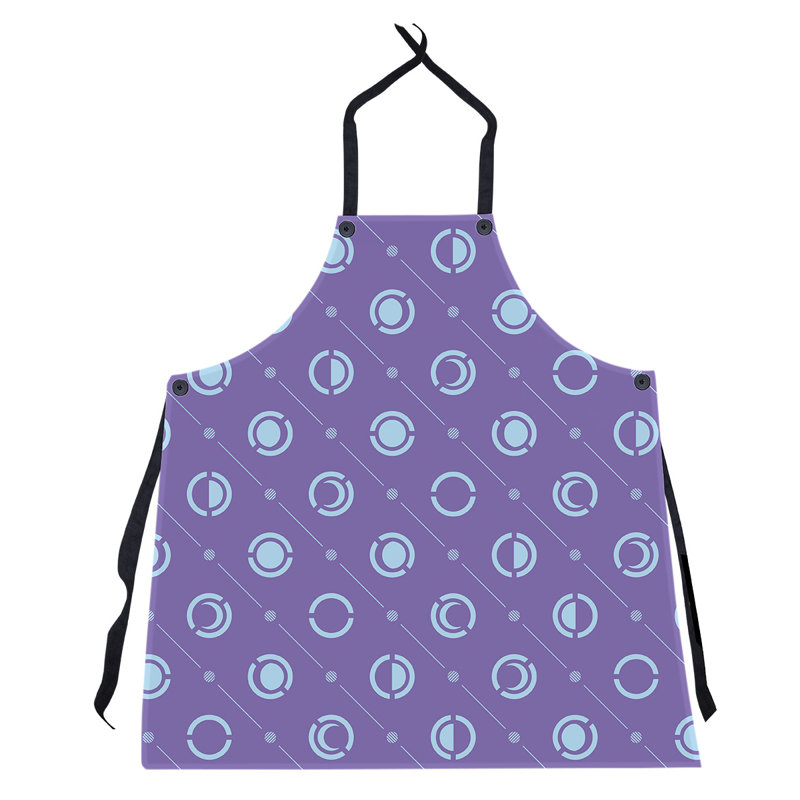 Skeffingt Bib Apron, Purple/Teal