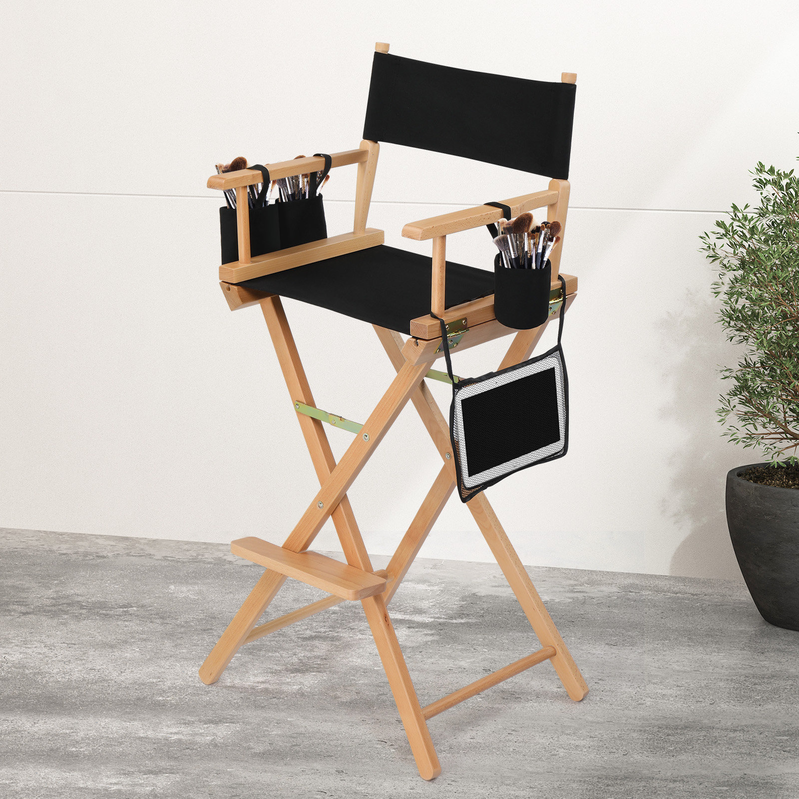 Gracie Oaks Upgraded Director Chair Folding Artist Makeup Wayfair