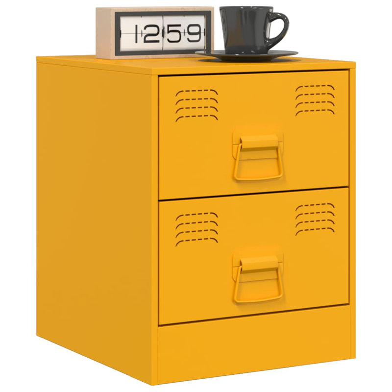 Table de bout vidaXL, Jaune