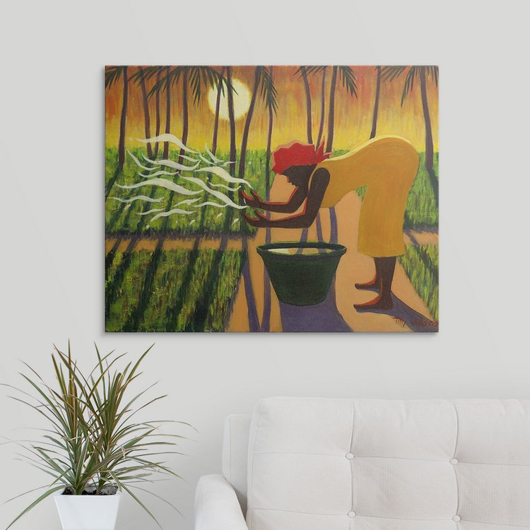 «Driston The Spirit Garden, 2007» par Tilly Willis, reproduction d'art, H 16 po x l 20 po x P 1,5 po, Toile