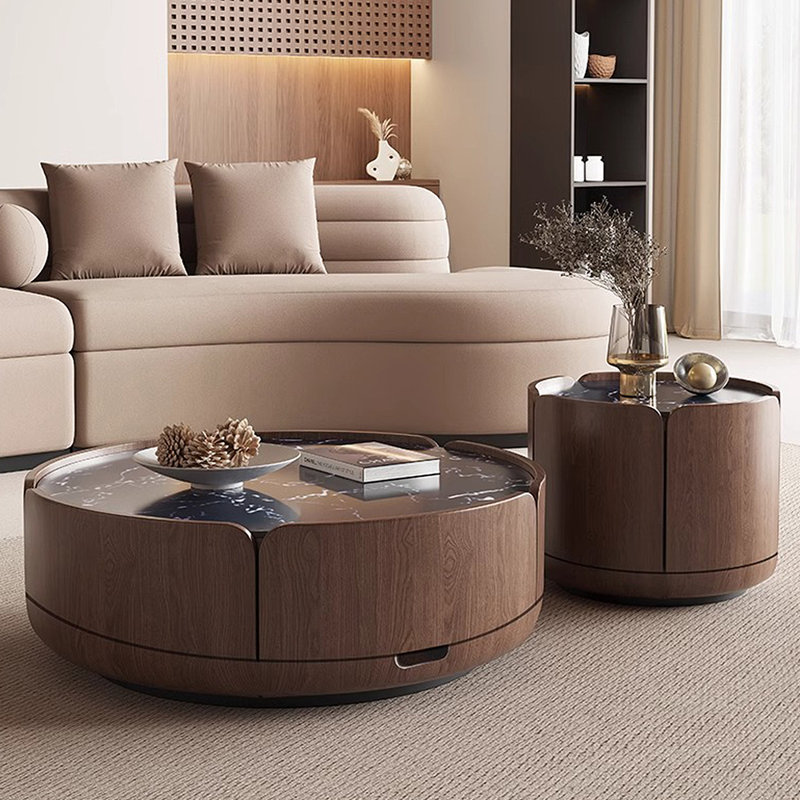 Flower petal shape advanced creative tea table