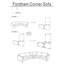 Canapé modulaire Anneleise Burnt-2111417338