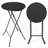 Patio Black Plastic Folding Table
