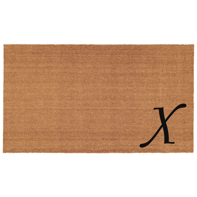Tapis d'entrée antidérapant Zebrowski, Rectangle 2 pi x 3 pi, X
