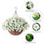 Panier à fleurs artificiel suspendu Eucalyptus-130022311