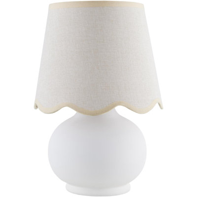 Momsen Coloured Scallop Shade Lamp