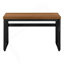 Bureau d'ordinateur, bureau personnel, debout, réglable, L 48 po, travail, ordinateur portable, stratifié noyer, métal noir, contemporain, moderne-1214519180