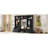 4-In-1 Detachable Hall Tree With Storage And 7 Hooks, Multiple Functions Hallway Coat Rack With Storage Drawers And Cabinet, Black Shoe Bench For Entryway Hallway, Shoe Storage-216160553