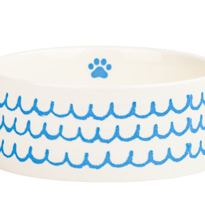10 Strawberry Street Ruffles & Paws Pet Bowl