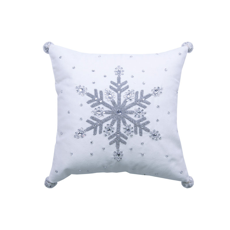 Coussin en coton 100% cristal