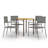 Rectangular 4 - Person Dining Set-735961417-735961415