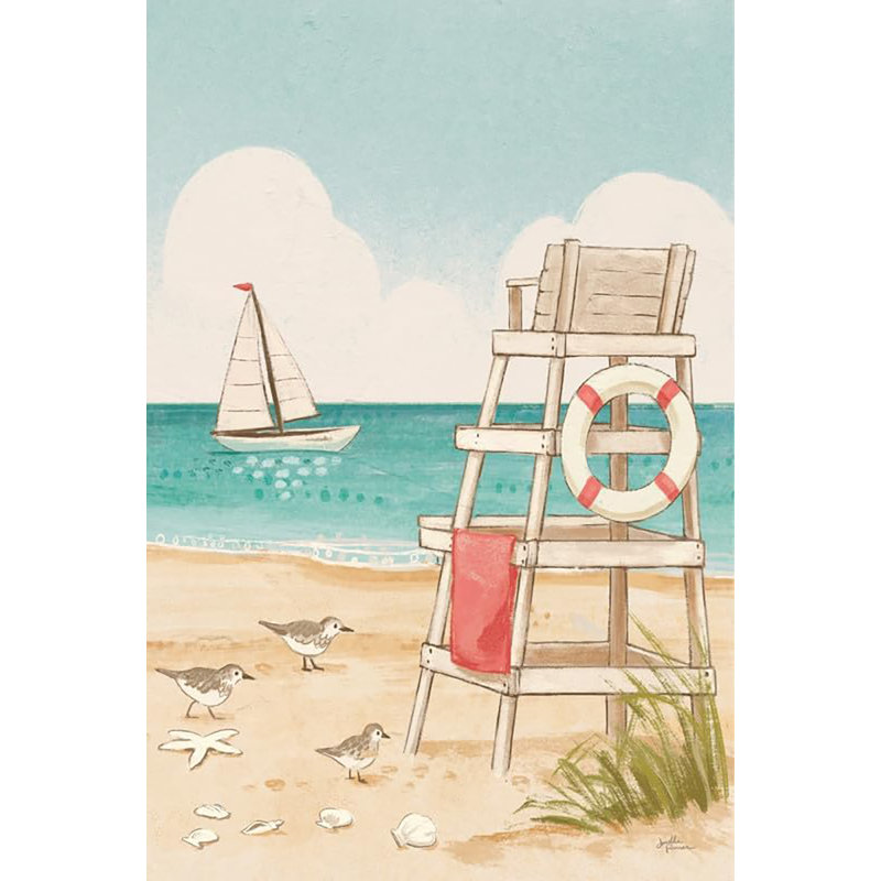 «ACHETER DE L'ART POUR MOINS Officiellement sous licence Beach Time III 24 x 36 po, affiche d'art - impression sur demande - papier affiche - prêt à encadrer