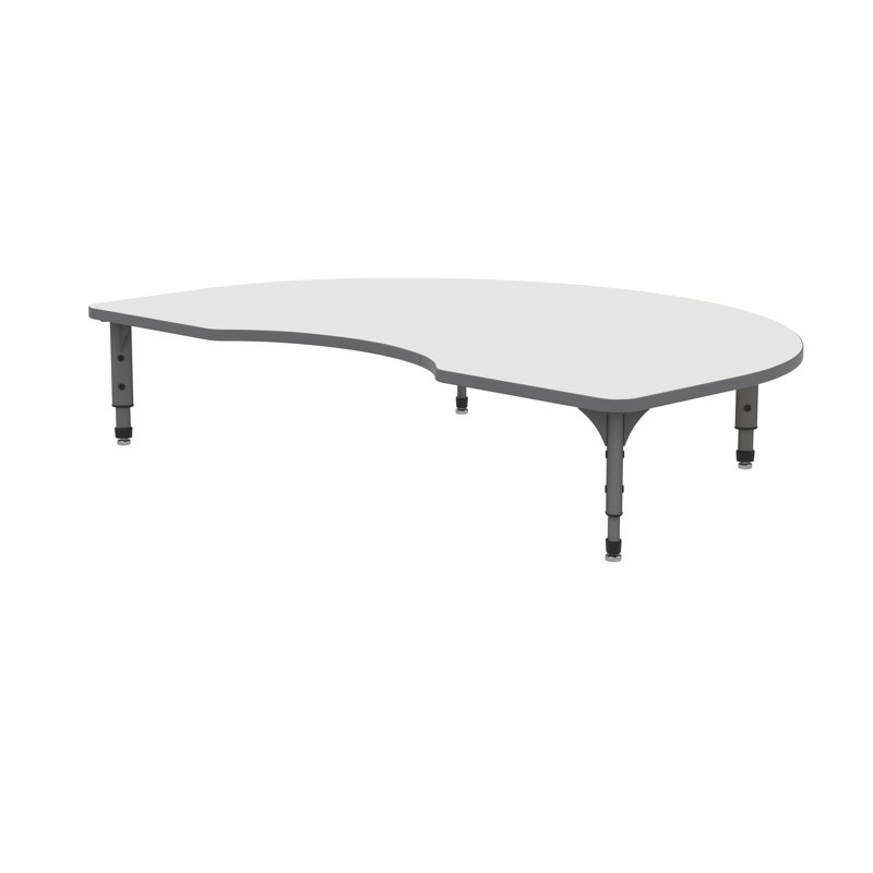 Table d'activité pour les reins Apex Series, Tableau à marqueurs / Effacement à sec, Gris