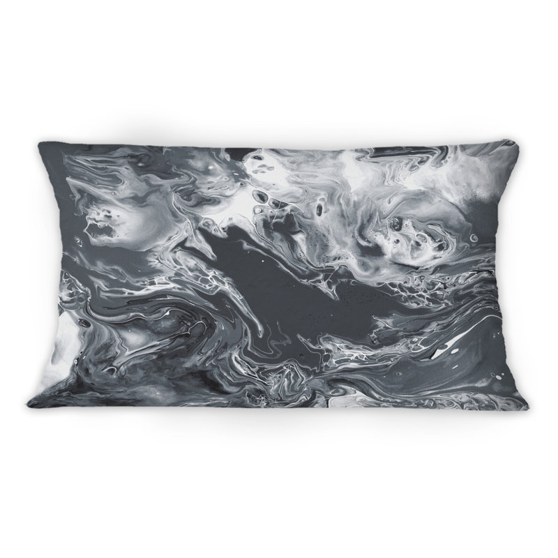 Coussin noir et blanc Creative