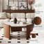 Table basse 31,5 po Modern Travertine-1045405662