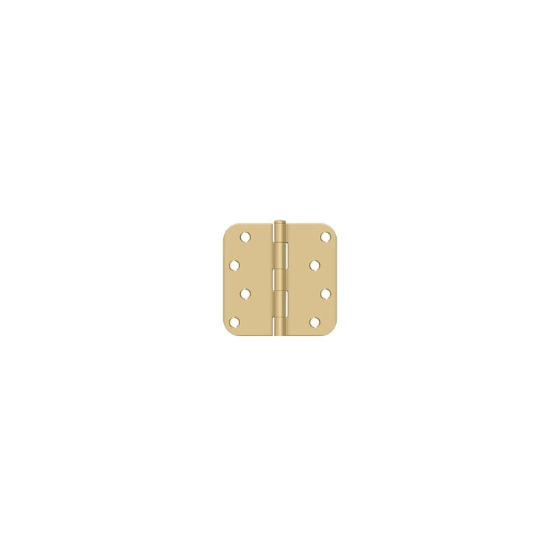 Steel Hinge, Brushed Brass