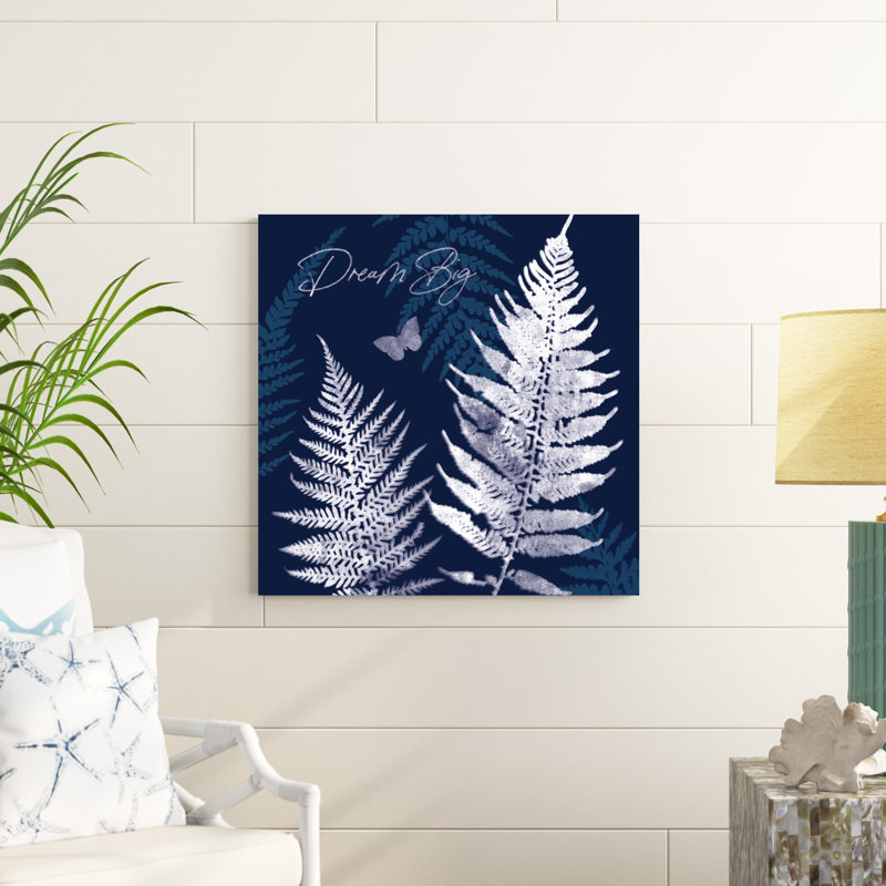 Bleu foncé foncé VI, H 30 po x l 30 po x P 1,25 po