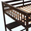 Lit mezzanine double avec lattes en bois massif Gobrias par Harriet Bee-1402208520