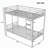 Auralane Kids Twin Bunk Bed