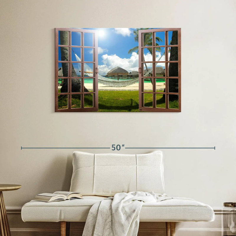 Gillard Hammock Window View, 26" H x 39" W