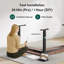 63" L-Shaped Standing Desk with Memory Height Controller, Adjustable Corner Desk for Home Office-1159435447