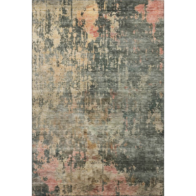 Premium Machine Washable Jessie AMF1214 Abstract Rug