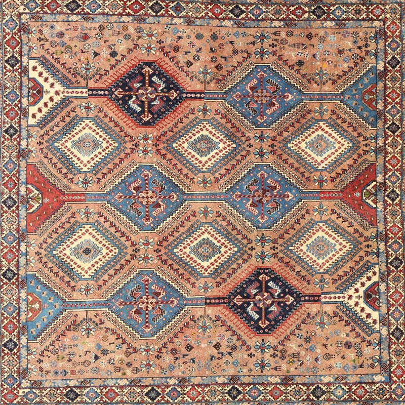 Alisana Performance Southwestern Indoor Rug, Round 5'