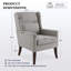 Fauteuil d'appoint rembourré en polyester (ensemble de 2)-893062862