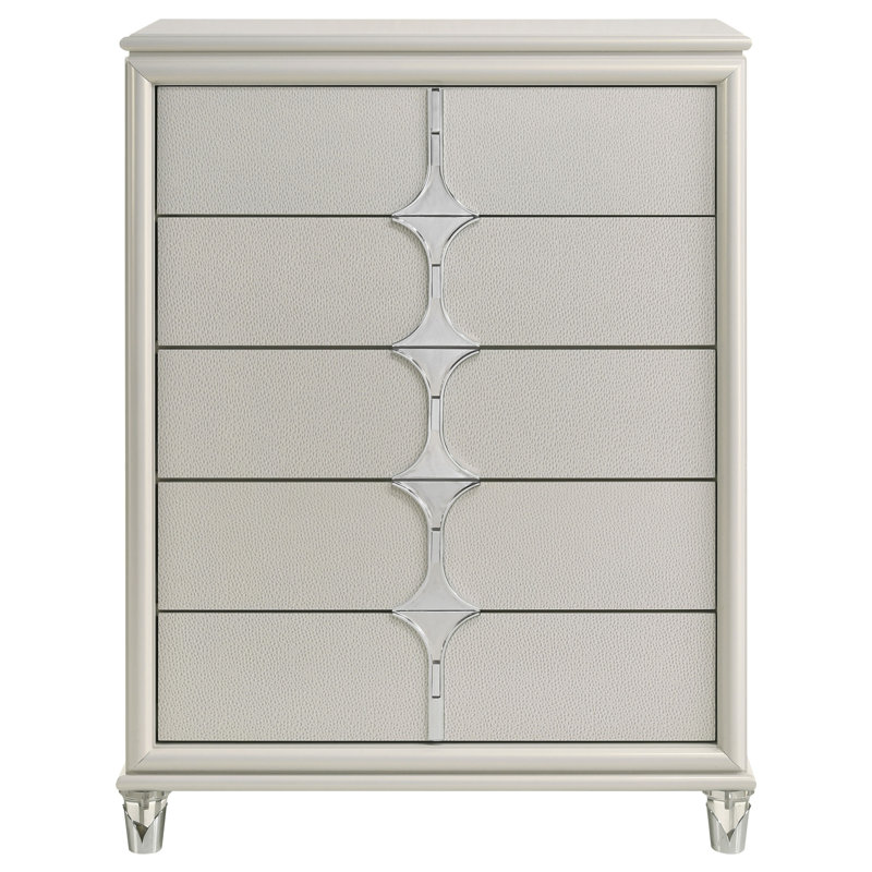 Commode de chambre à 5 tiroirs Gwendolyn
