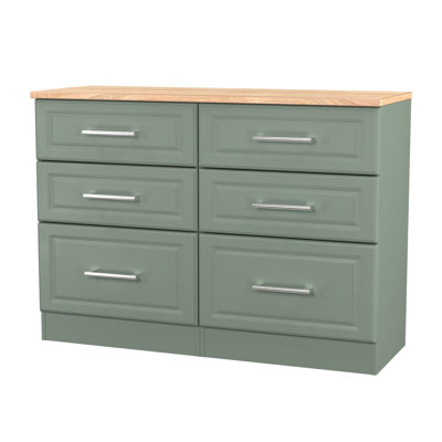 Aalysia 110cm W 6 - Drawer Chest of Drawers