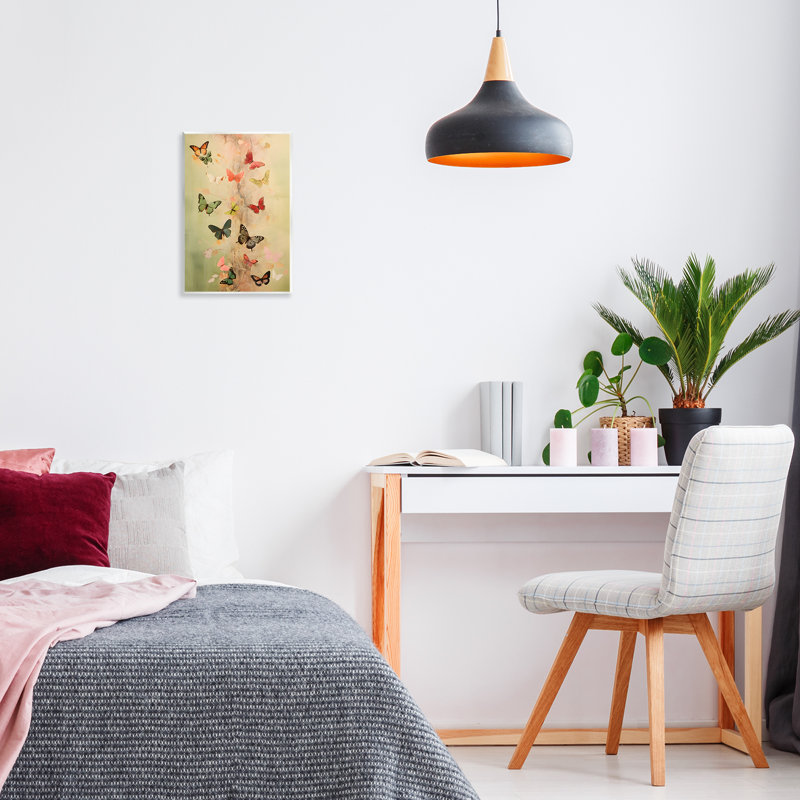 "Fluttering Butterfly Array", art mural par Petal Prints Design, H 15 po x l 10 po