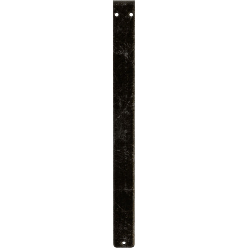 Support en fer forgé Versailles, Argenté antique chaleureux, H 15 po x l 1,5 po x p 12 po