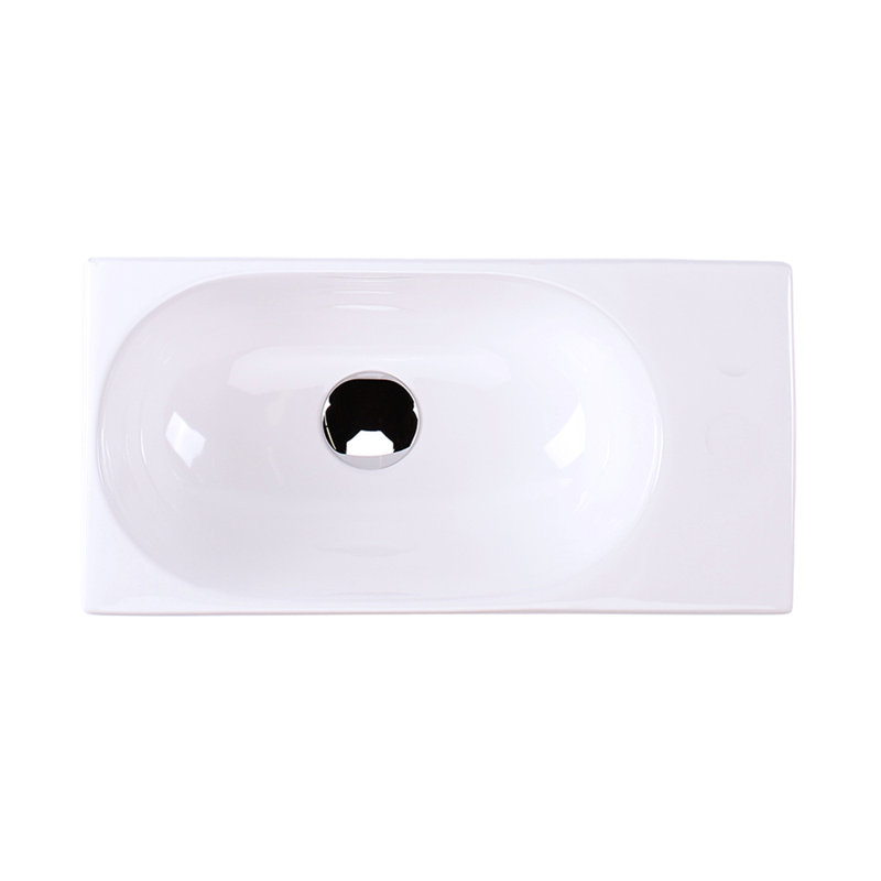 Tre 19.5'' L Bathroom Sink, No Faucet Mount