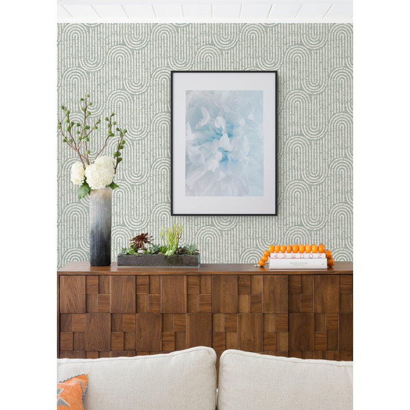 Papier peint Trippet Zen Waves, Vert