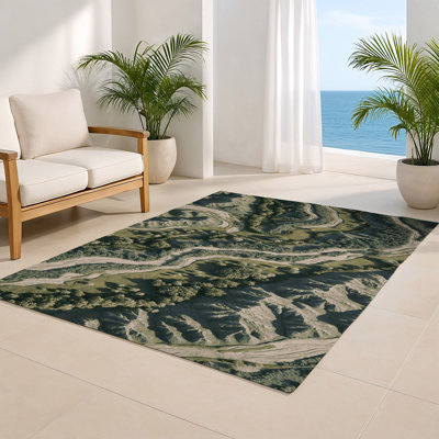 Nature Gray Indoor and Outdoor Area Rug