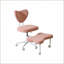 Chaise ergonomique à pieds croisés avec support lombaire et coussin à hauteur réglable pour le travail de bureau et la méditation