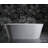 TRANQUIL 59" Freestanding Solid Surface Bathtub in White