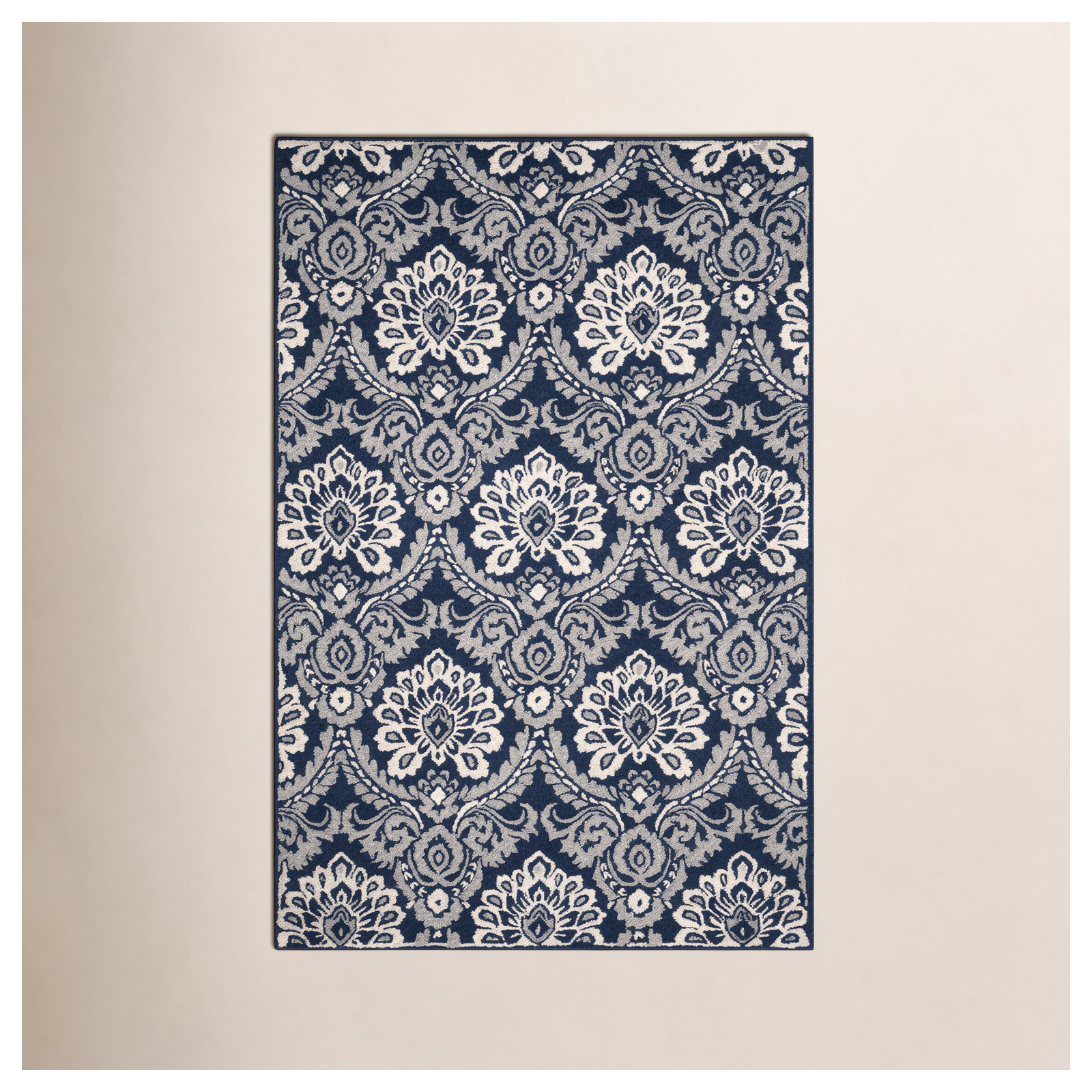 Tansy Handmade Wool Rug, Rectangle 4' x 6'