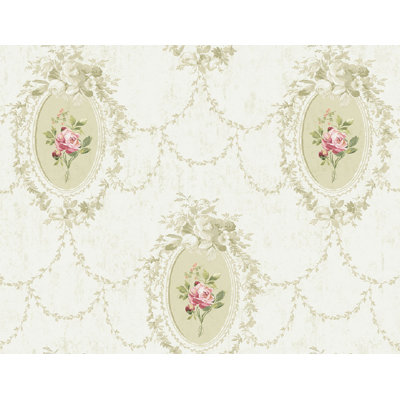 Rouleau de papier peint l 27 pi x l 27 po rose Randles