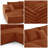 108" Right Hand Facing Corner Sectional With Chaise And Ottoman Corduroy Upholstered Compression L-Shaped Sofa-129105771